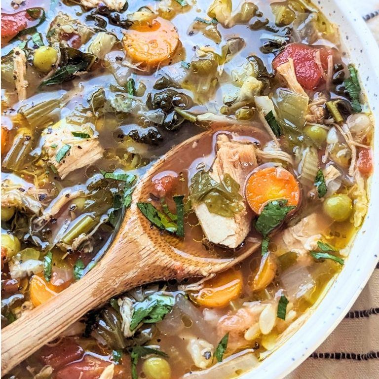 Low-Sodium Chicken and Vegetable Soup