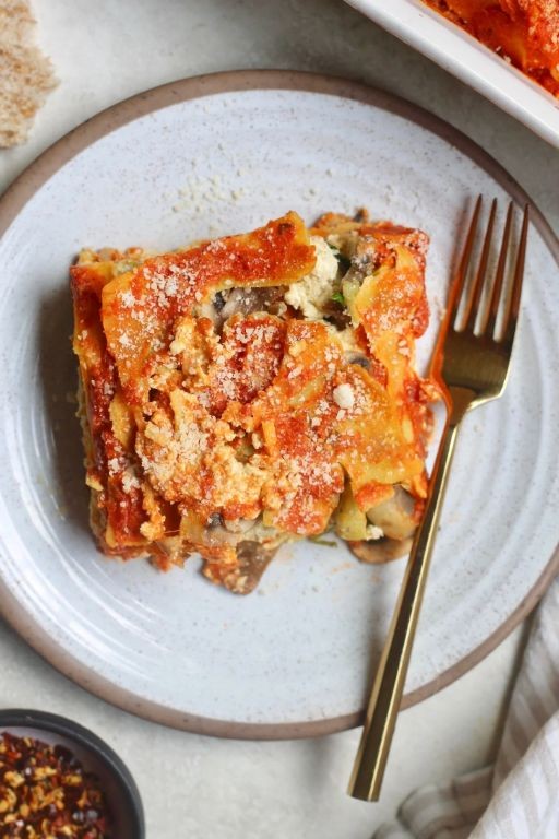 Lowfat Tofu and Vegetable Lasagna