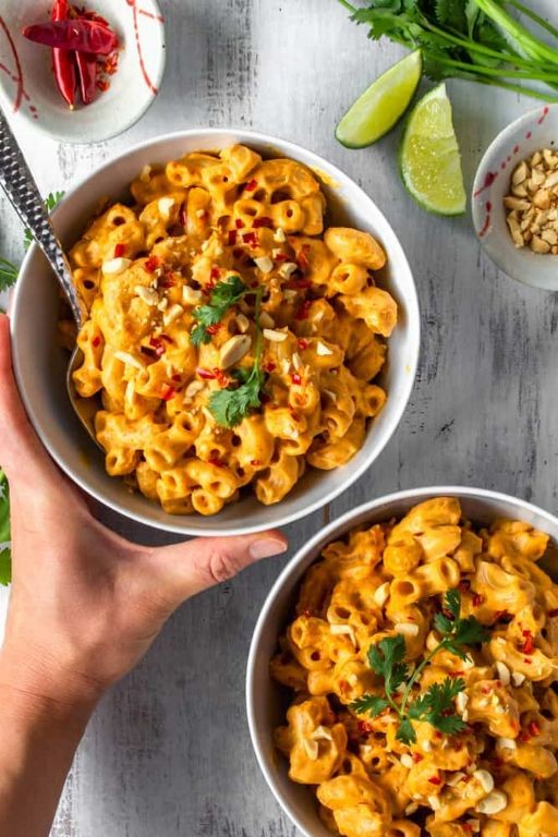 Mac and Cheese with Curry and Coconut Milk