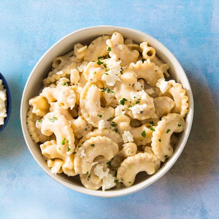 Mac and Cheese with Goat Cheese and Herbs