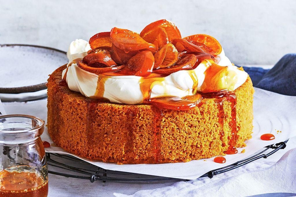 Mandarin Almond Cake