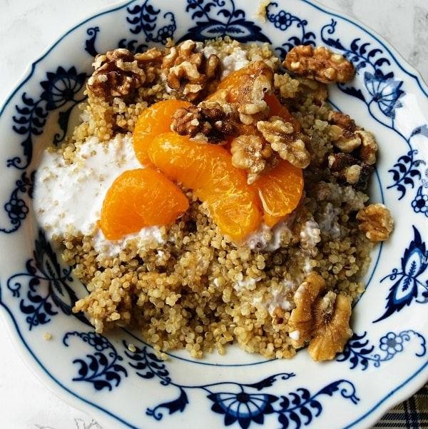 Mandarin Quinoa Breakfast Bowl