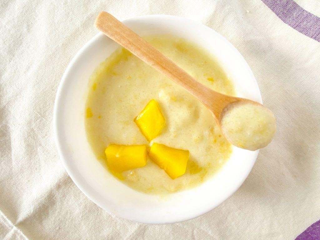 Mango and Coconut Rice Cereal