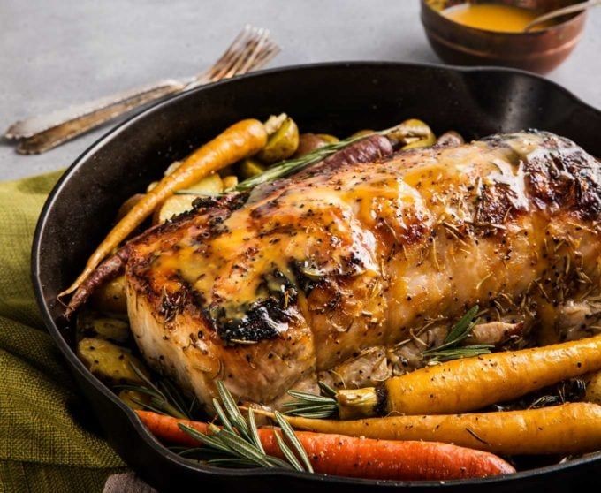 Maple Dijon Pork Sirloin Roast