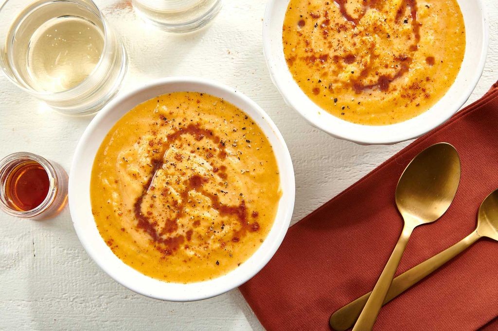 Maple Glazed Butternut Squash Soup