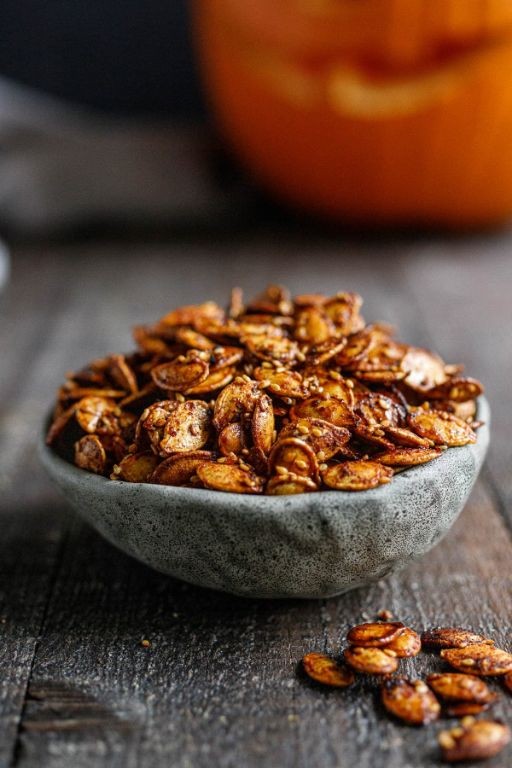 Maple Glazed Pumpkin Seeds