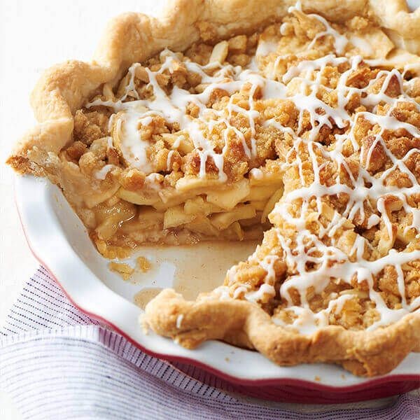 Maple-Glazed Apple Pie