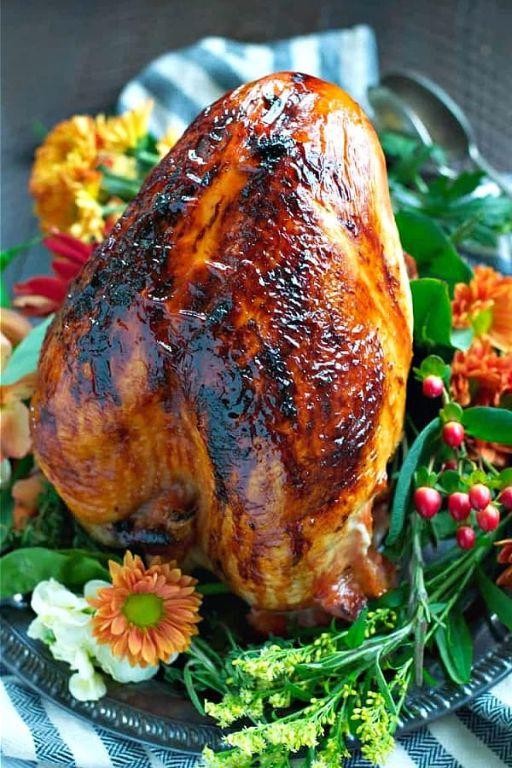 Maple-Glazed Roast Turkey