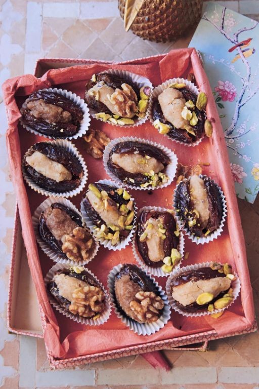 Marzipan and Cinnamon Stuffed Dates