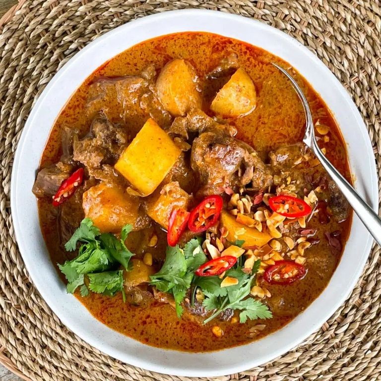 Massaman Beef Curry with Coconut Milk