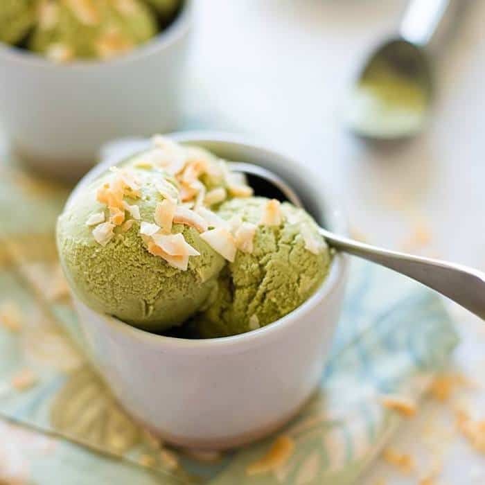 Matcha Green Tea Frozen Yogurt