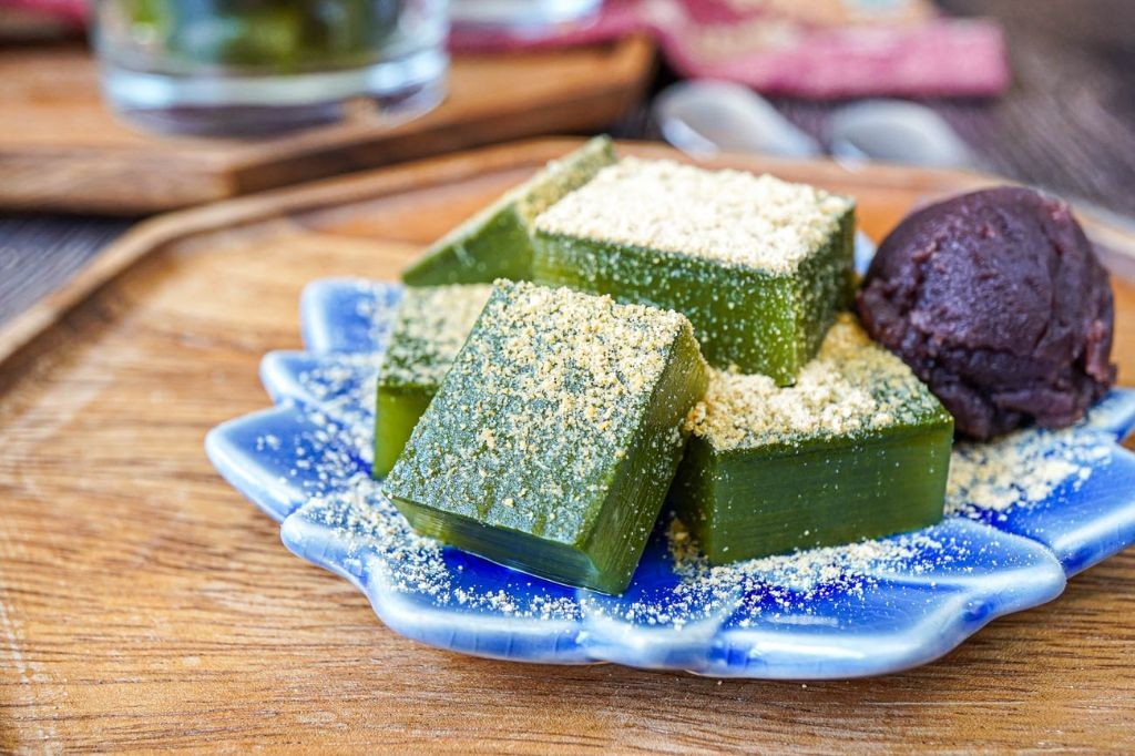 Matcha Green Tea Jello Jigglers