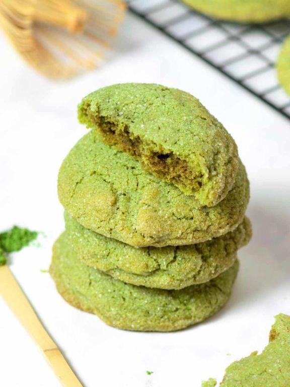 Matcha Green Tea Sugar Cookies