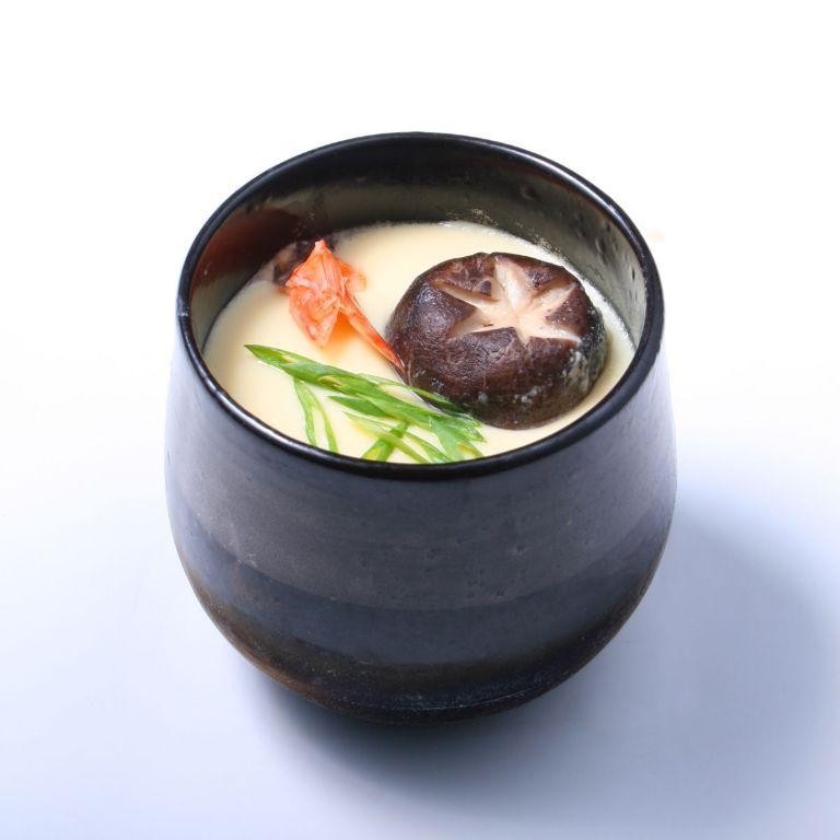 Matsutake Chawanmushi (Savory Egg Custard)