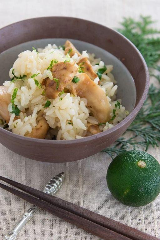 Matsutake Gohan (Japanese Pine Mushroom Rice)