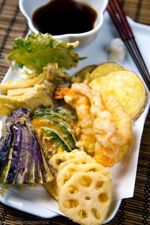 Matsutake Tempura with Dipping Sauce