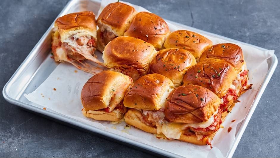 Meatball Parmesan Sliders