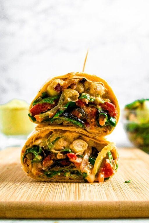 Mediterranean Hummus Wrap