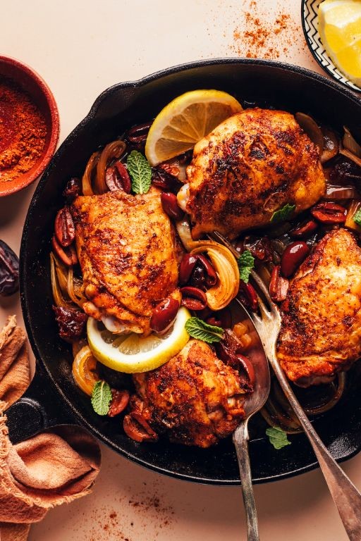 Mediterranean Style Chicken Thighs and Legs