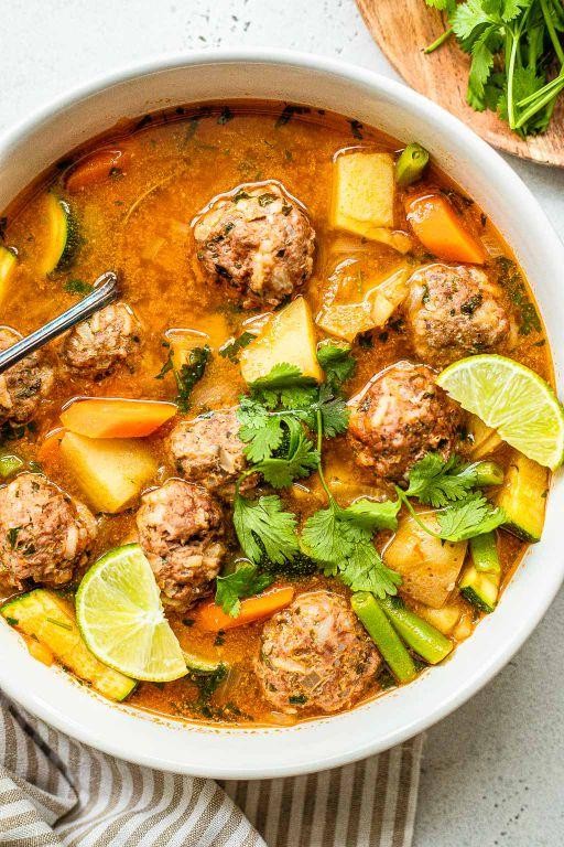 Mexican Albondigas Soup