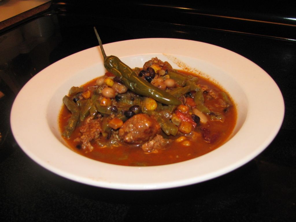 Mexican-Inspired Wedding Soup with Chorizo