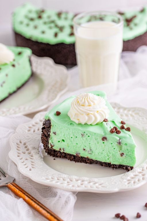Mint Chocolate Chip Philadelphia Cheesecake Filling