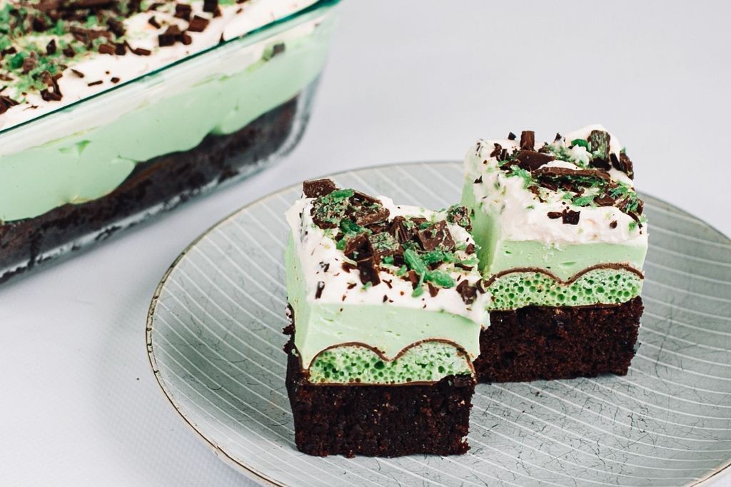 Minty Creme de Menthe Tiramisu