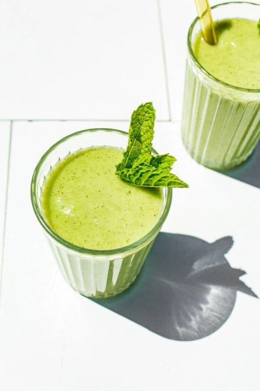Minty Kiwi Cucumber Juice
