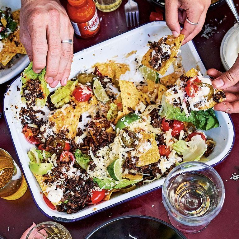 Mob-Style Loaded Nachos