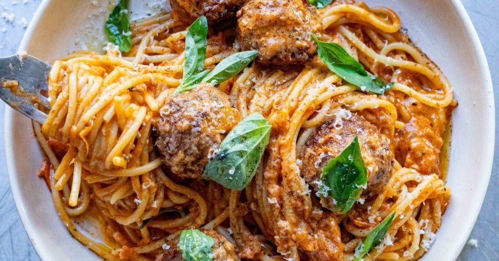 Mob-Style Spaghetti and Meatballs
