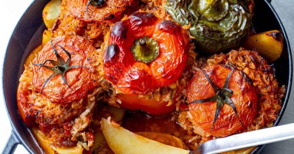 Mob-Style Stuffed Bell Peppers