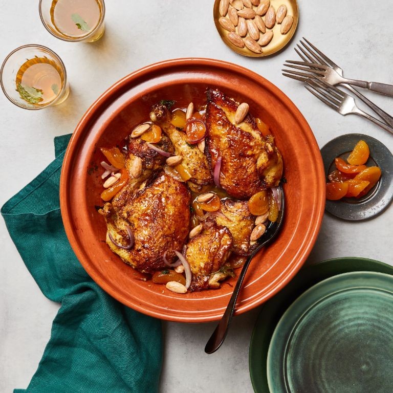 Moroccan Chicken with Dried Apricots
