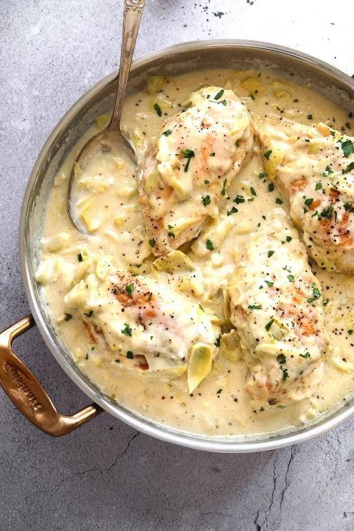 Mushroom and Gruyère Stuffed Chicken