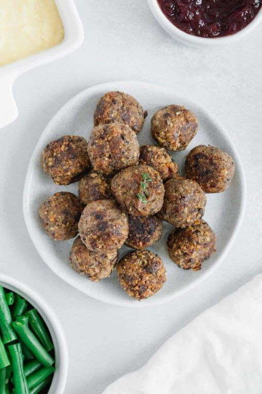 Mushroom and Walnut Meatballs