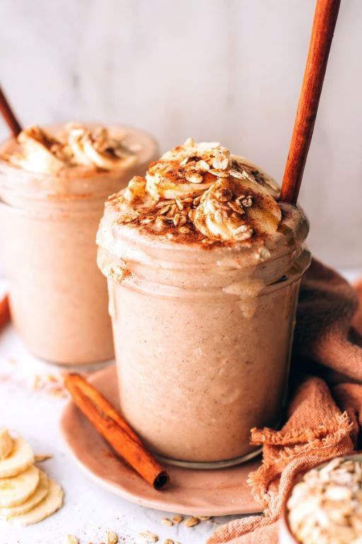 Oatmeal Cinnamon Protein Shake