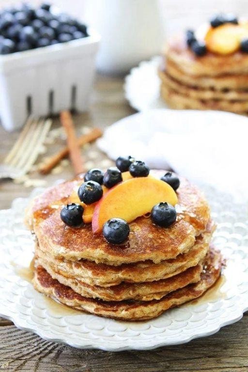 Oatmeal Pancakes with Cinnamon