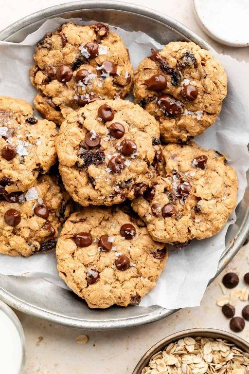 Oatmeal Raisin Chocolate Chip Cookies