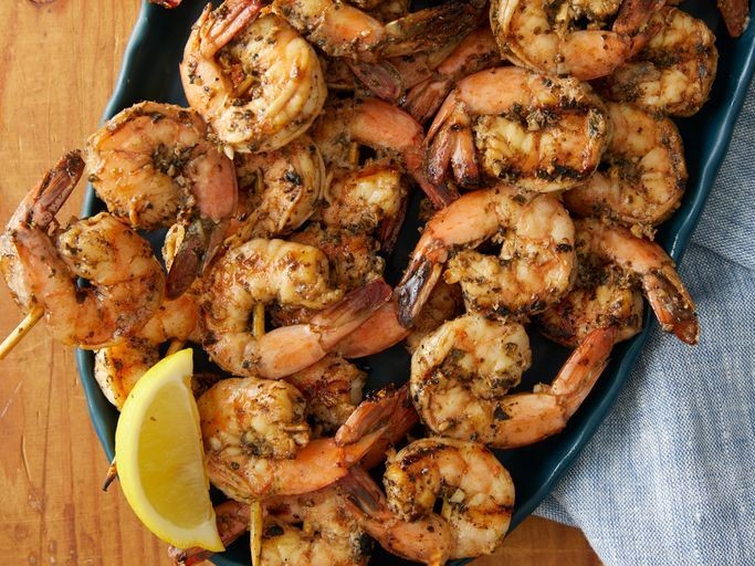 Olive and Garlic Marinated Shrimp