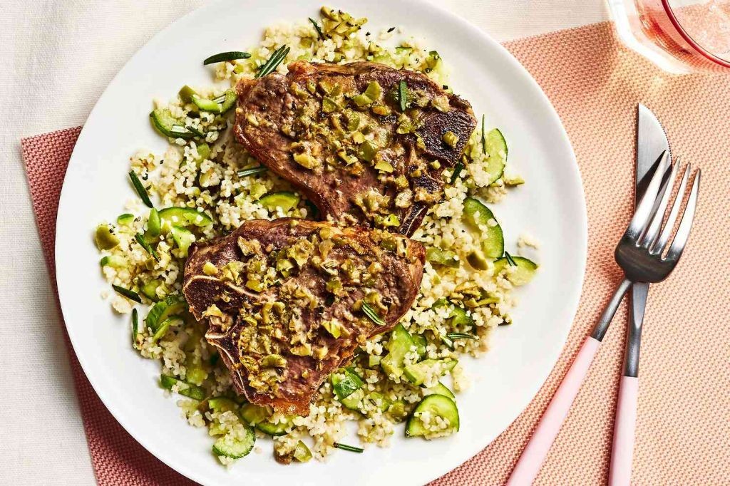 Olive and Rosemary Lamb Chops