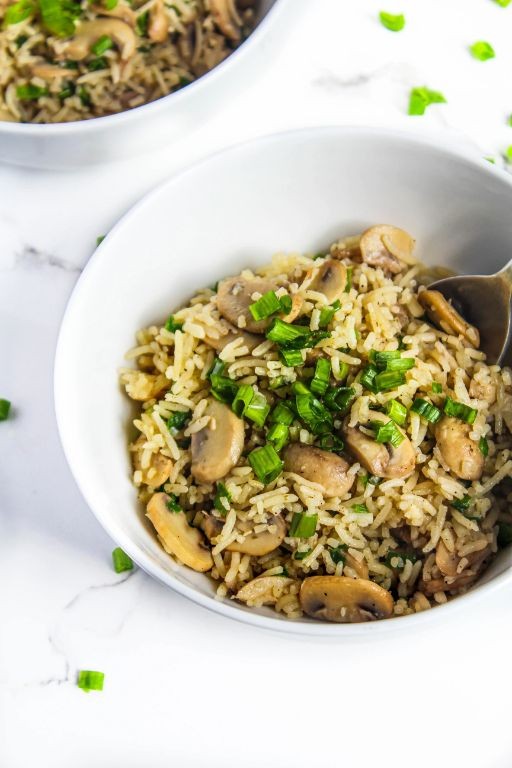 One Pot Vegan Garlic Butter Rice with Vegetables
