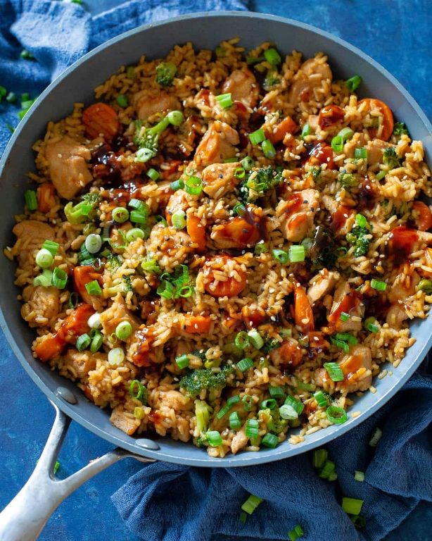 One-Pan Teriyaki Chicken Breast and Rice