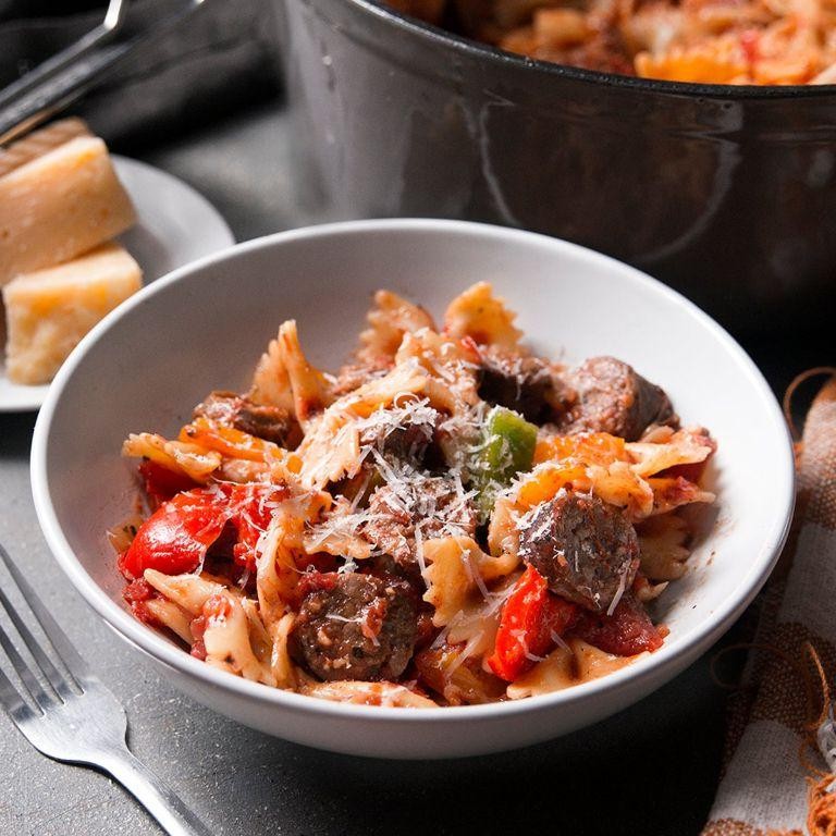 One-Pot Sausage and Peppers Pasta
