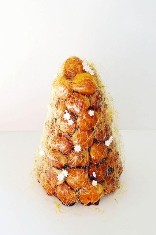 Orange Blossom and Honey Profiteroles