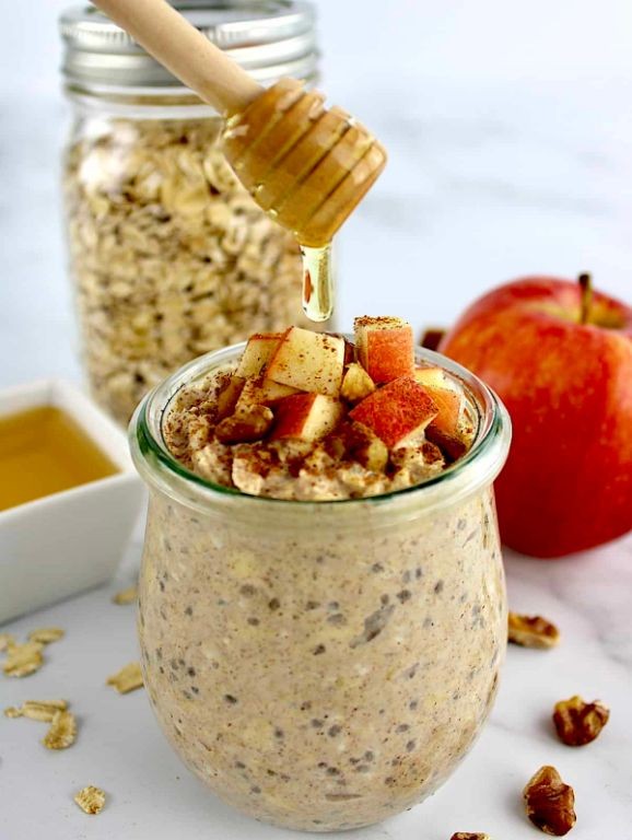 Organic Apple Cinnamon Overnight Oats