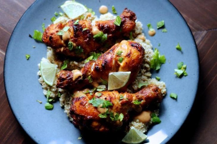 Oven-Baked Tandoori Chicken Drumsticks