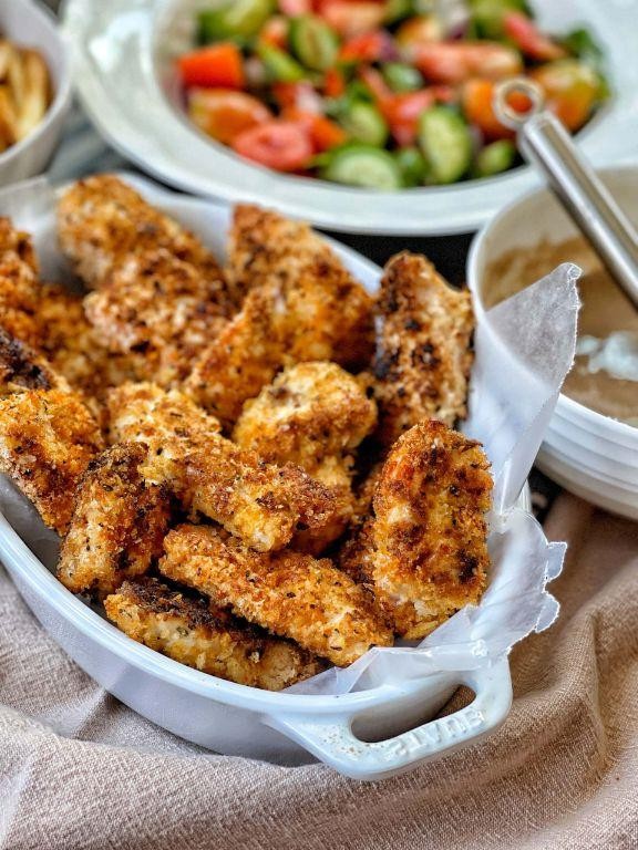 Panko-Crusted Chicken Tenderloins
