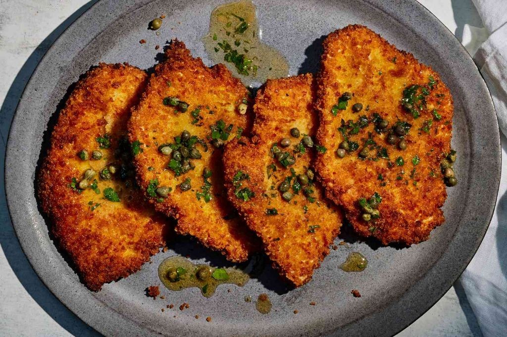 Panko-Crusted Schnitzel with Garlic Aioli