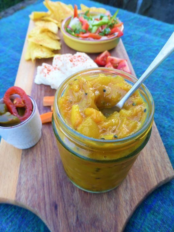 Papaya and Mango Chutney