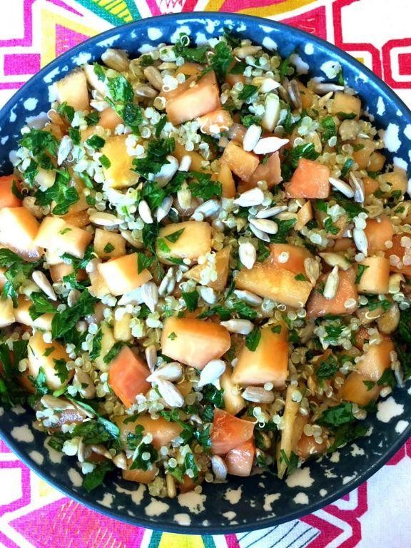Papaya and Quinoa Salad