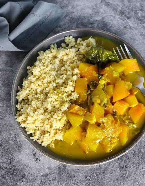 Papaya and Tofu Curry